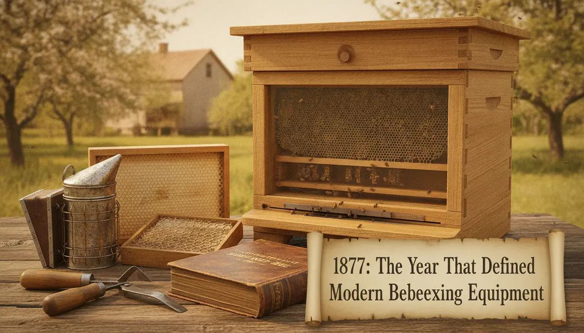 1877: The Year That Defined Modern Beekeeping Equipment visual summary