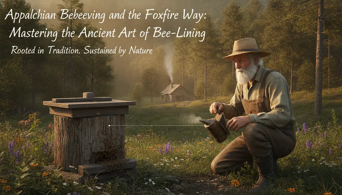 Appalachian Beekeeping and the Foxfire Way: Mastering the Ancient Art of Bee-Lining visual summary