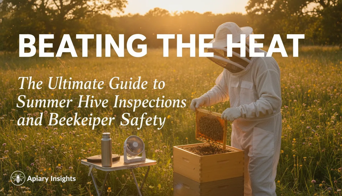 Beating the Heat: The Ultimate Guide to Summer Hive Inspections and Beekeeper Safety visual summary