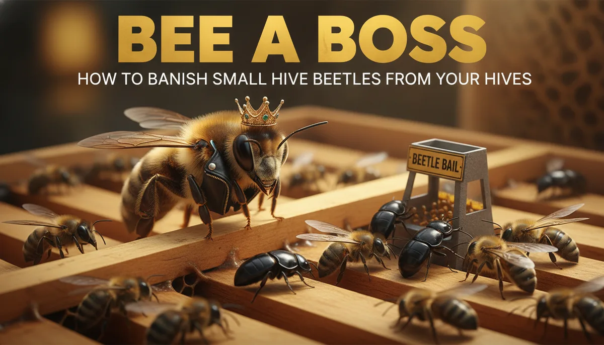 Bee a Boss: How to Banish Small Hive Beetles from Your Hives visual summary