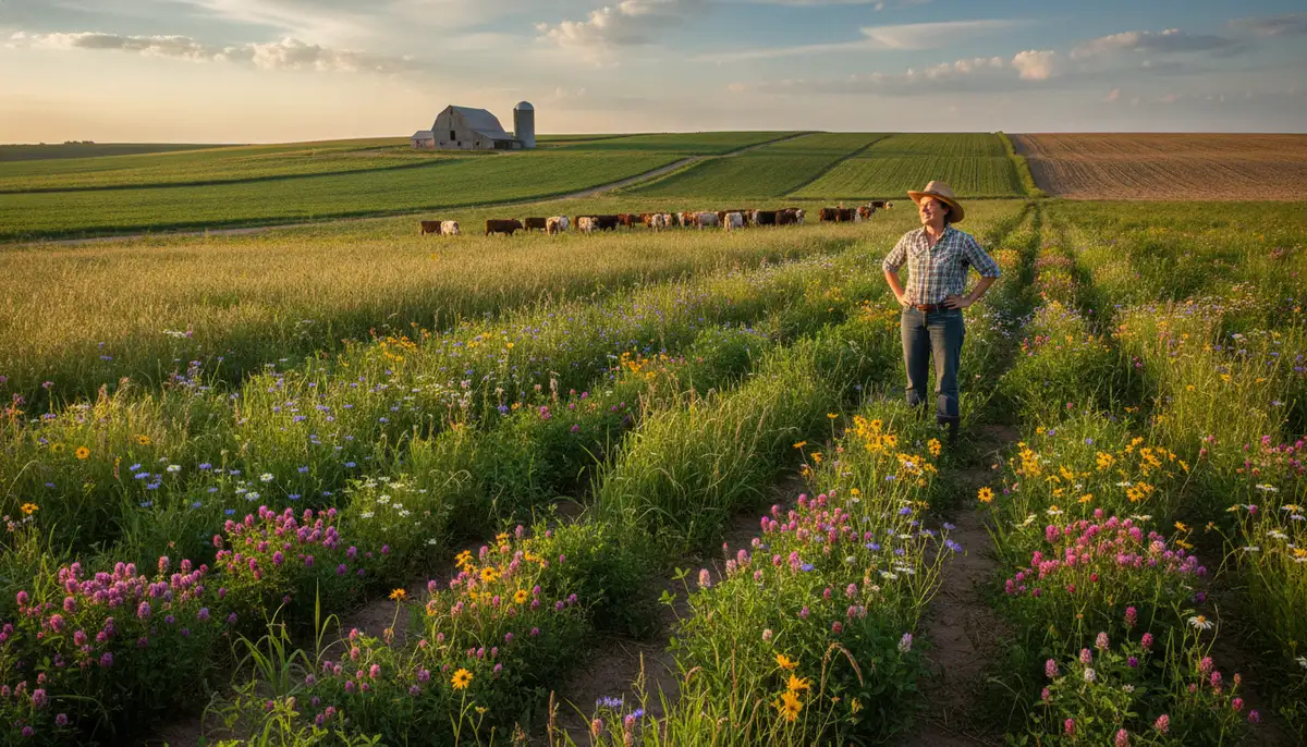 Beyond the Clover: Lessons in Forage Resilience and the Wildflower Pivot visual summary