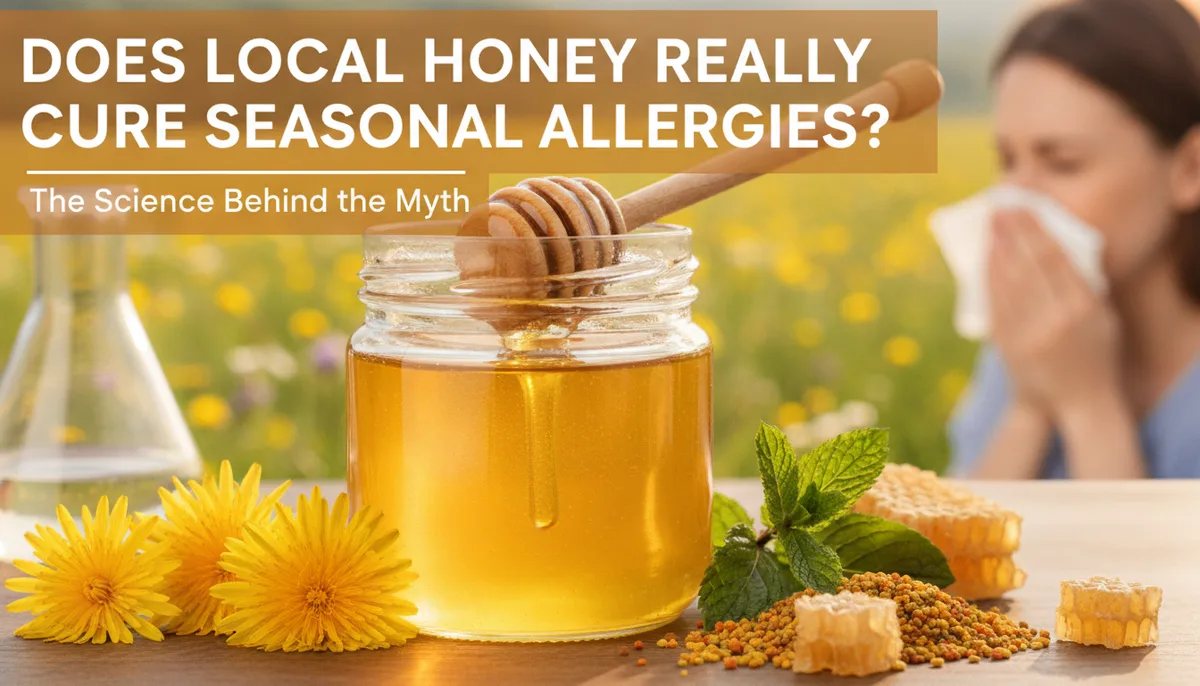 Does Local Honey Really Cure Seasonal Allergies? The Science Behind the Myth visual summary