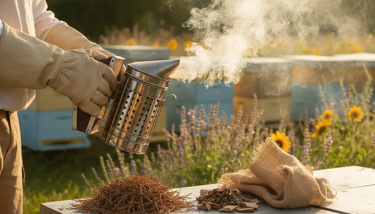 How to Use a Bee Smoker: A Step-by-Step Guide to Stress-Free Hive Inspections visual summary