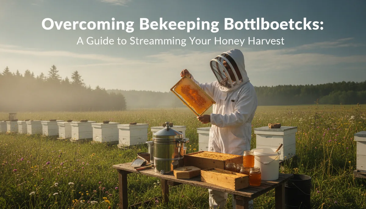 Overcoming Beekeeping Bottlenecks: A Guide to Streamlining Your Honey Harvest visual summary