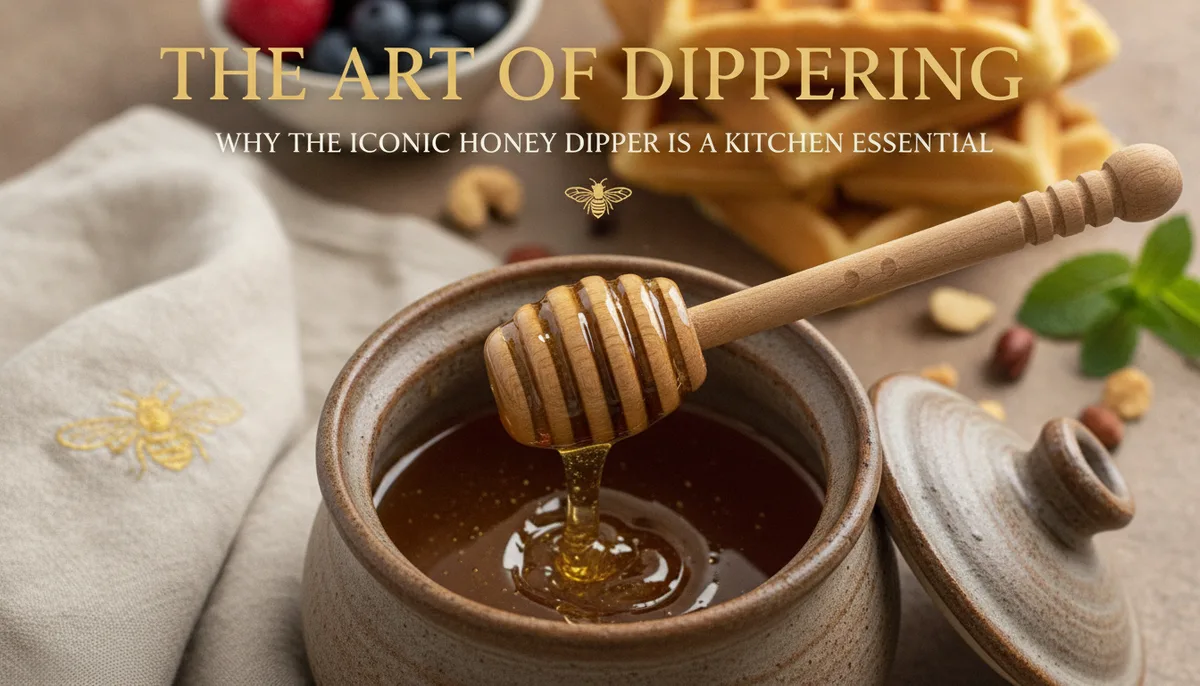The Art of Dippering: Why the Iconic Honey Dipper is a Kitchen Essential visual summary