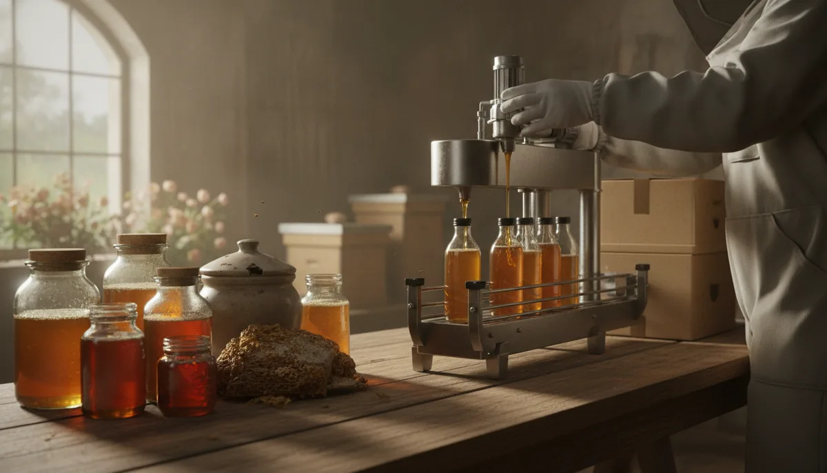 The Art of the Honey Harvest: A History of Vintage Jars and Modern Bottling visual summary