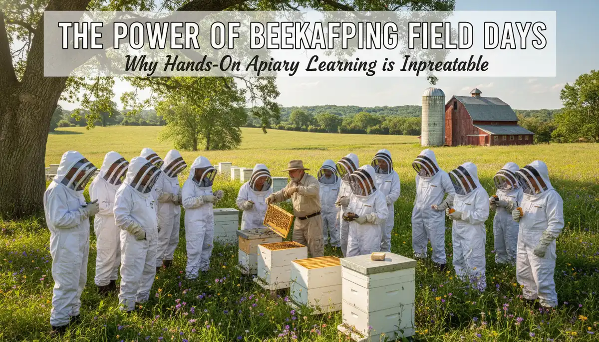 The Power of Beekeeping Field Days: Why Hands-On Apiary Learning is Irreplaceable visual summary