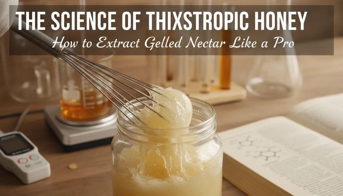 The Science of Thixotropic Honey: How to Extract Gelled Nectar Like a Pro visual summary