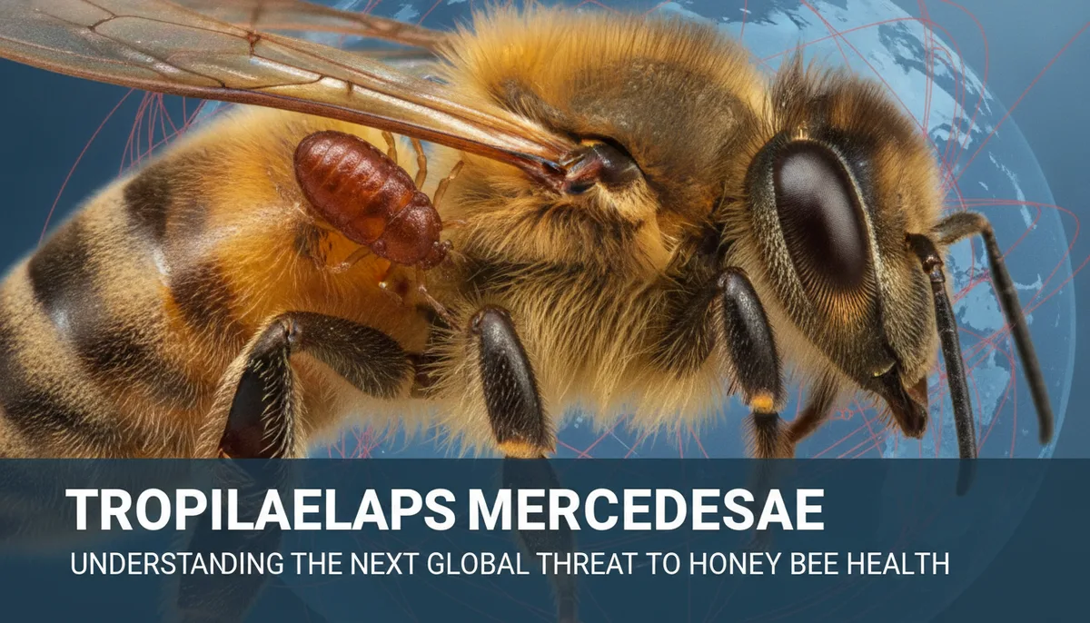 Tropilaelaps Mercedesae: Understanding the Next Global Threat to Honey Bee Health visual summary